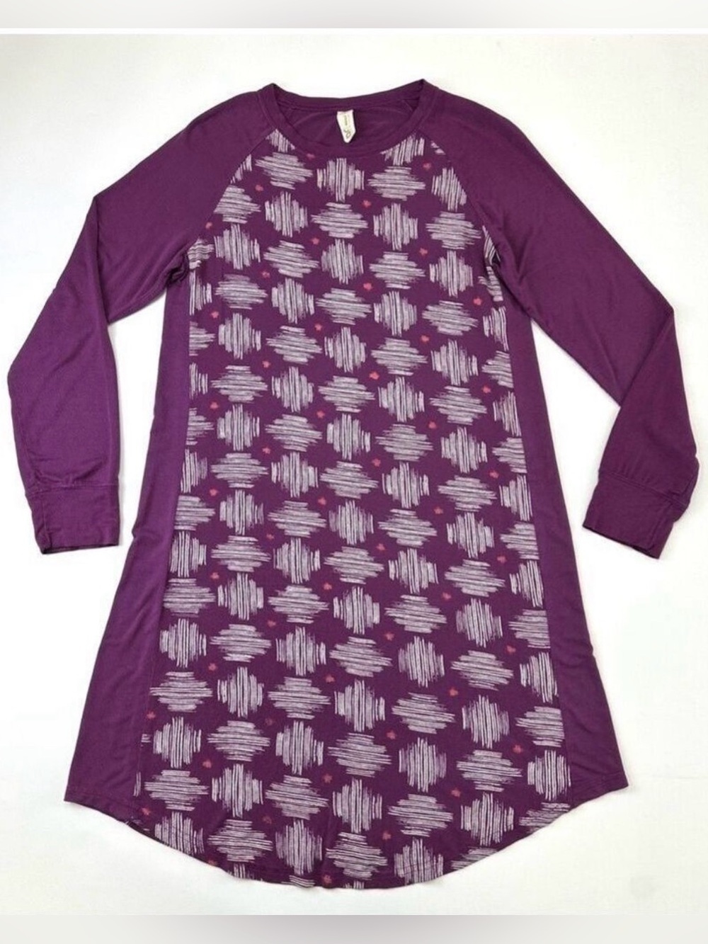 This is J women nightie long sleeve bamboo Size Small loungewear sleep dress